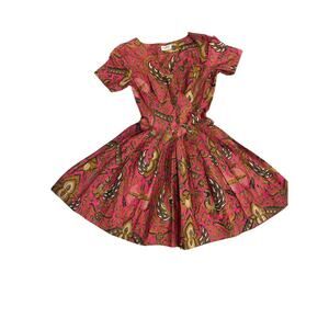 Vintage Rahim Sons Fit And Flare Mini Dress Sz XS/S